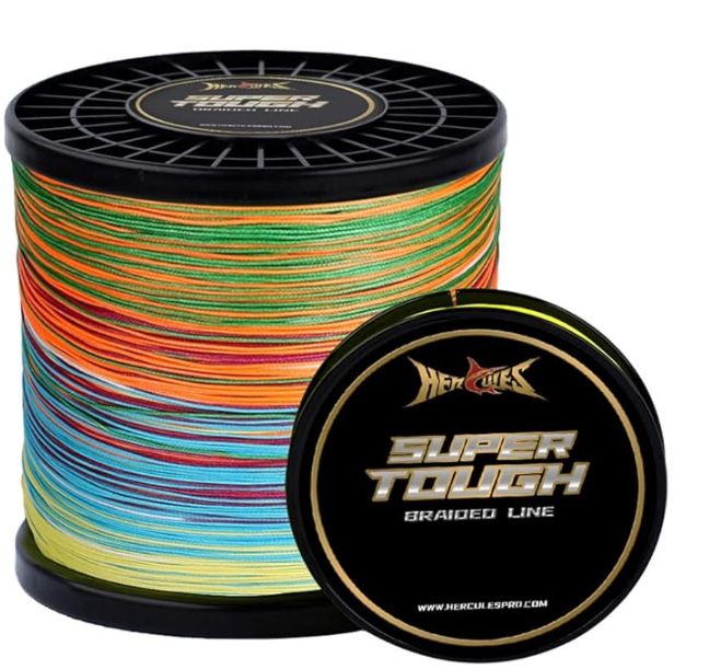 タナ取りに有利なマルチカラーのPEライン