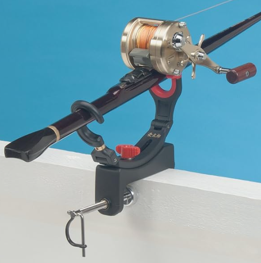 ベイトでも使える竿掛け