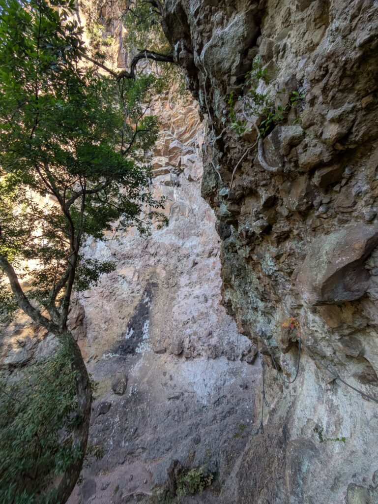 赤嶽ジャンボリーケイブへのアプローチ
