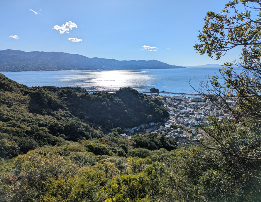 鷲頭山メインウォールから見た景色