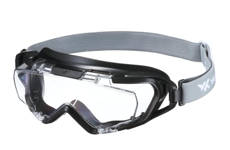 眼鏡ユーザーでも使いやすい保護ゴーグル