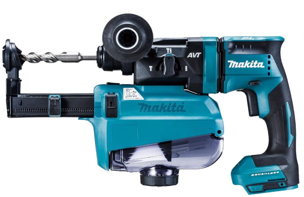 マキタの集塵機付きハンマードリル