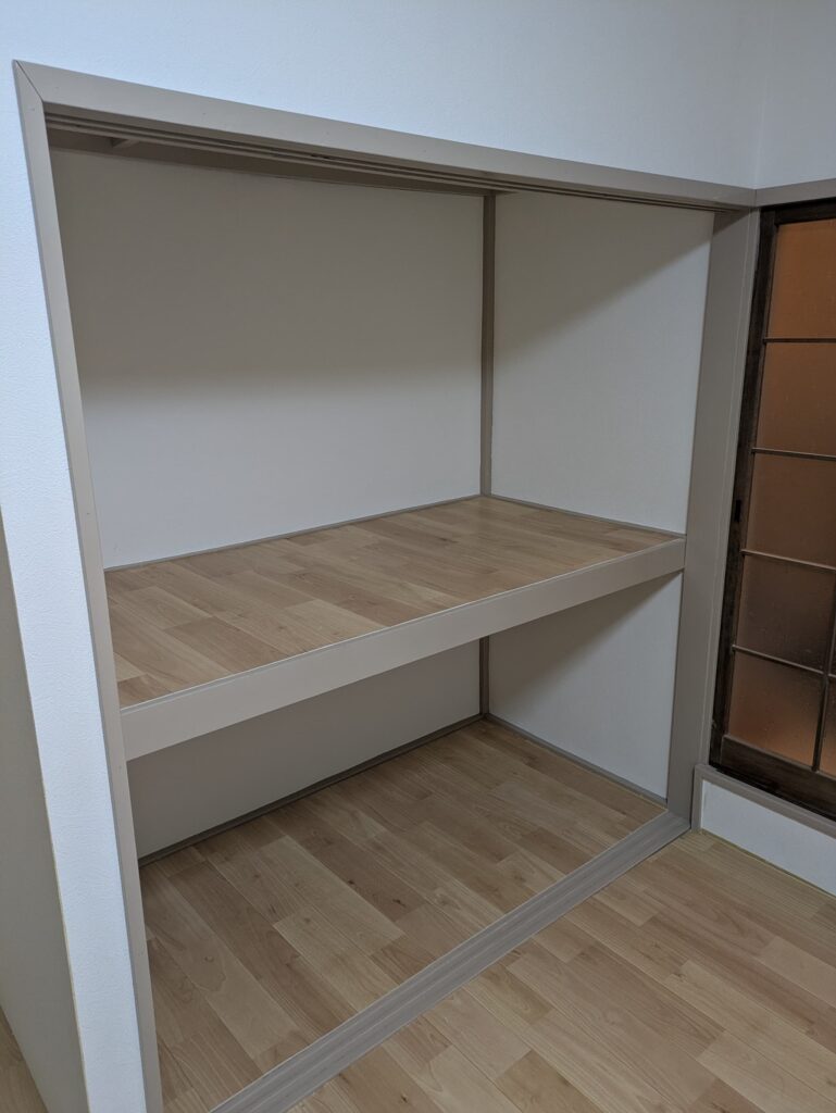 清潔感のある押し入れ